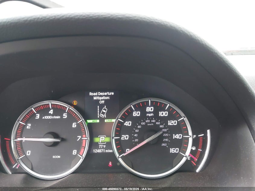 2018 Acura Tlx VIN 19UUB2F6XJA004489 IAAI salvage auction — HAIL, Original (Texas), sold $9,600 on 2026-07-30 (photo 7)