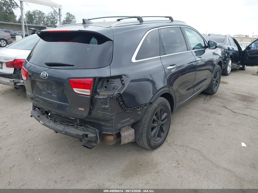 2016 Kia Sorento VIN 5XYPG4A35GG162415 IAAI salvage auction — LEFT REAR, Salvage (California), sold $2,350 on 2026-07-08 (photo 4)