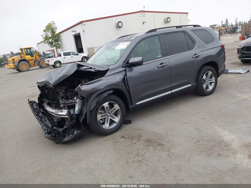 2026 Honda Pilot VIN 5FNYG2H41TB005098 IAAI salvage auction — LEFT FRONT, Salvage (California), sold $12,900 on 2026-07-29 (photo 2)