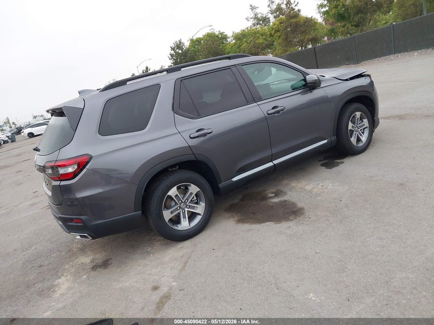 2026 Honda Pilot VIN 5FNYG2H41TB005098 IAAI salvage auction — LEFT FRONT, Salvage (California), sold $12,900 on 2026-07-29 (photo 4)