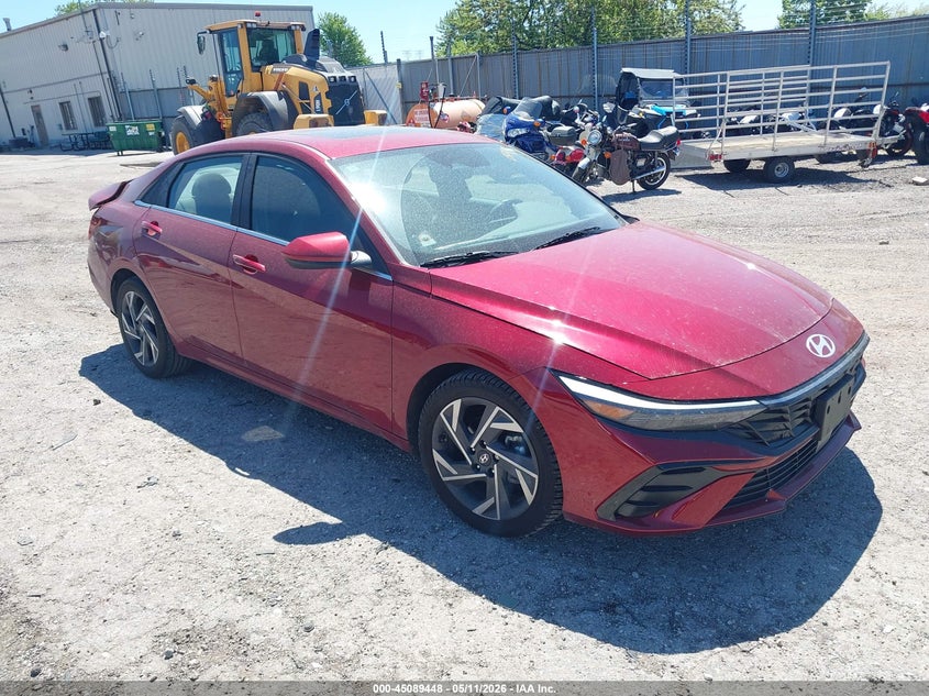 2024 Hyundai Elantra VIN KMHLS4DG2RU787377 IAAI salvage auction — REAR END, Salvage (Illinois), sold $5,600 on 2026-07-06 (photo 1)