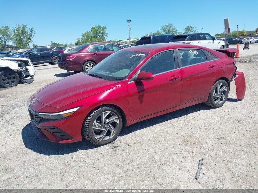 2024 Hyundai Elantra VIN KMHLS4DG2RU787377 IAAI salvage auction — REAR END, Salvage (Illinois), sold $5,600 on 2026-07-06 (photo 2)