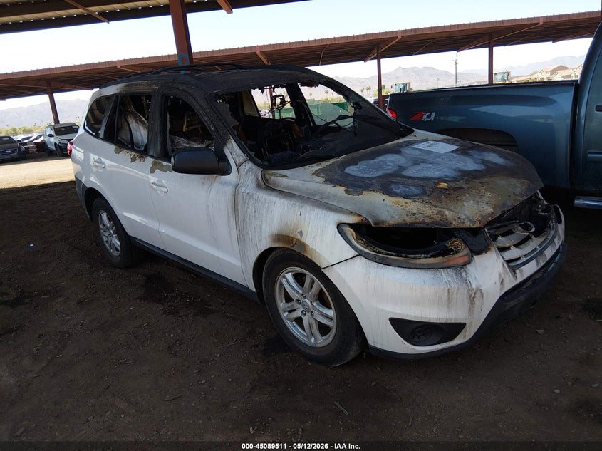 2011 Hyundai Santa fe VIN 5XYZG3AB6BG085105 IAAI salvage auction — Burn Engine, Non-Repairable (Arizona), sold $225 on 2026-07-14 (photo 1)