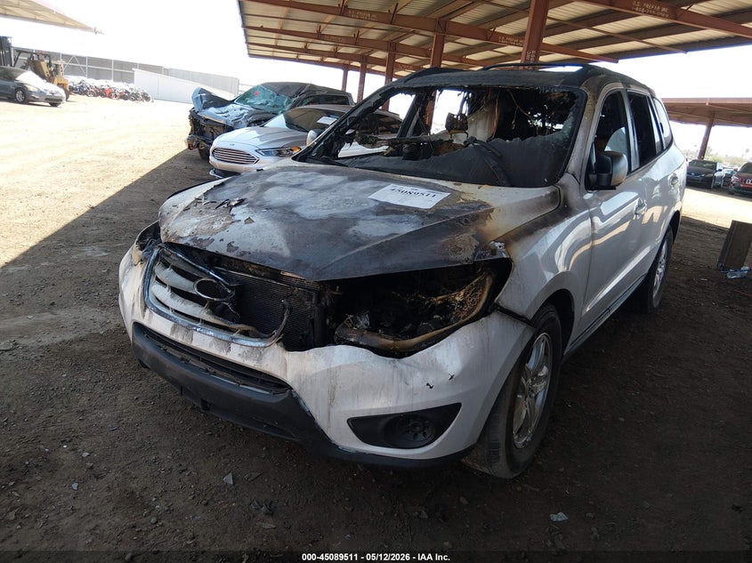 2011 Hyundai Santa fe VIN 5XYZG3AB6BG085105 IAAI salvage auction — Burn Engine, Non-Repairable (Arizona), sold $225 on 2026-07-14 (photo 2)