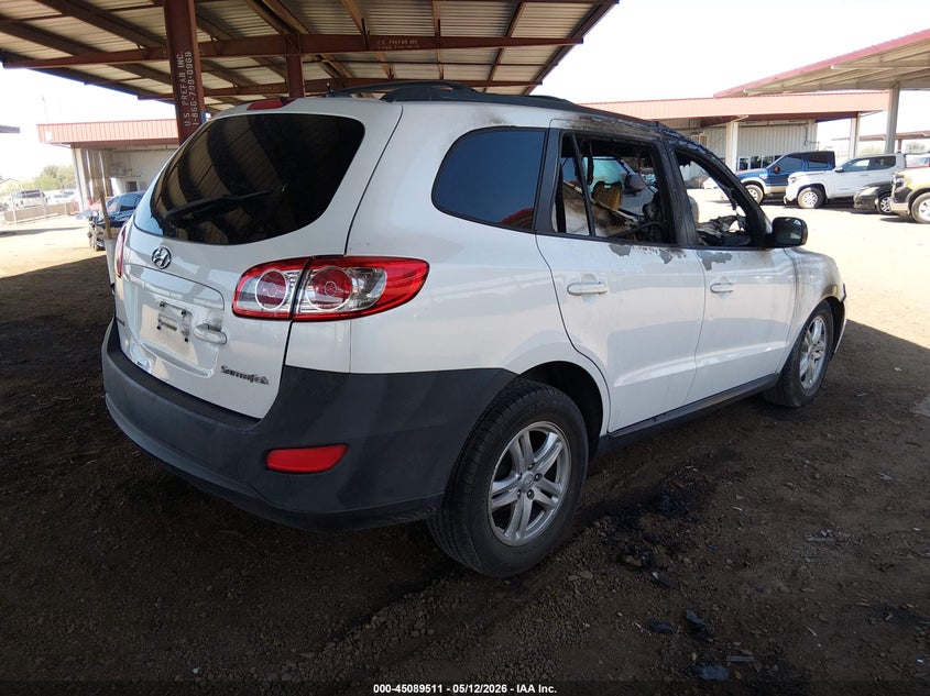 2011 Hyundai Santa fe VIN 5XYZG3AB6BG085105 IAAI salvage auction — Burn Engine, Non-Repairable (Arizona), sold $225 on 2026-07-14 (photo 4)