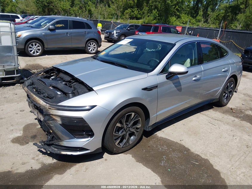 2024 Hyundai Sonata VIN KMHL64JA9RA378556 IAAI salvage auction — ENGINE BURN, Salvage (Kansas), sold $3,150 on 2026-07-15 (photo 2)