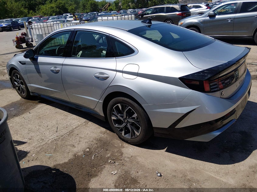 2024 Hyundai Sonata VIN KMHL64JA9RA378556 IAAI salvage auction — ENGINE BURN, Salvage (Kansas), sold $3,150 on 2026-07-15 (photo 3)