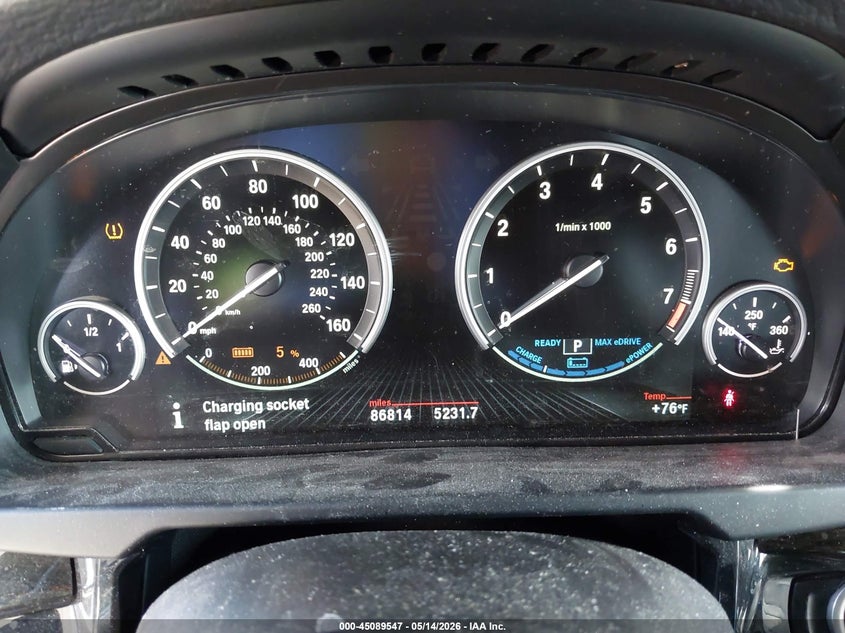 2017 BMW VIN 5UXKT0C39H0S81179 IAAI salvage auction — LEFT FRONT, Salvage (California), sold $6,500 on 2026-07-08 (photo 7)