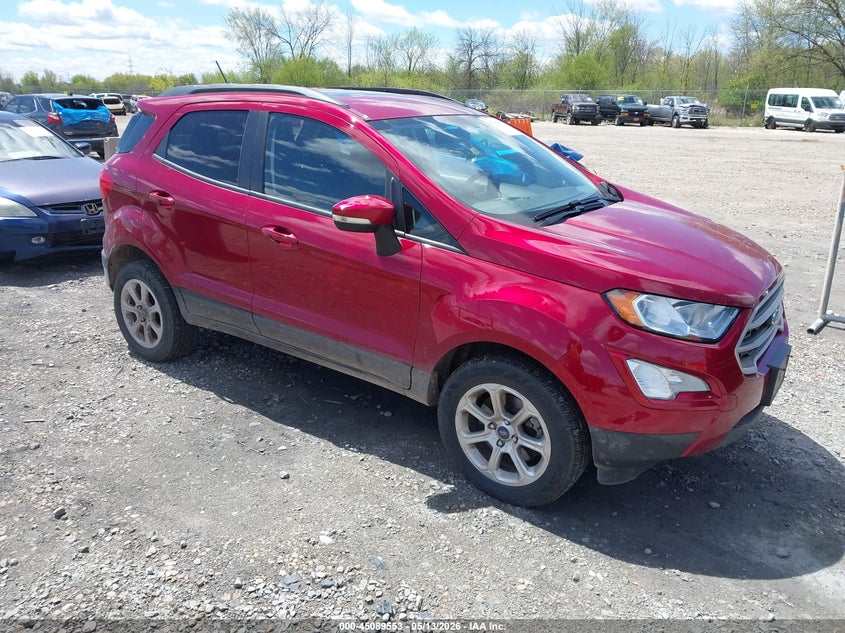 2019 Ford Ecosport VIN MAJ6S3GL0KC308587 IAAI salvage auction — FRONT END, Junk Bill Of Sale Mv2459 (Wisconsin), sold $750 on 2026-07-23 (photo 1)