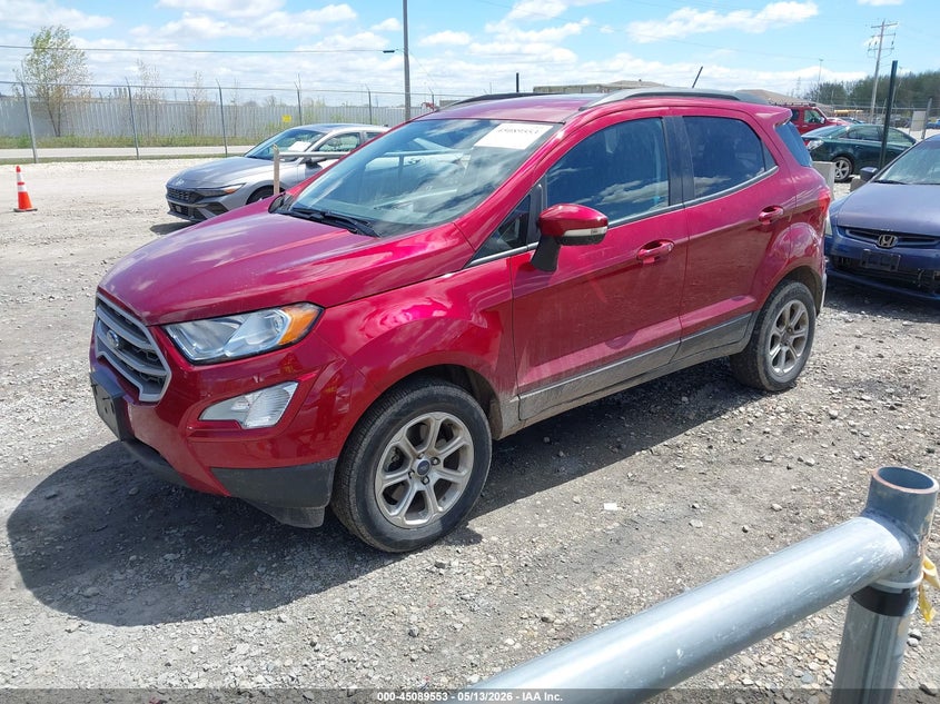 2019 Ford Ecosport VIN MAJ6S3GL0KC308587 IAAI salvage auction — FRONT END, Junk Bill Of Sale Mv2459 (Wisconsin), sold $750 on 2026-07-23 (photo 2)