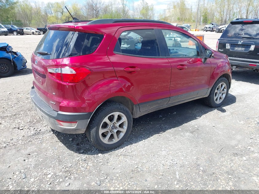 2019 Ford Ecosport VIN MAJ6S3GL0KC308587 IAAI salvage auction — FRONT END, Junk Bill Of Sale Mv2459 (Wisconsin), sold $750 on 2026-07-23 (photo 4)
