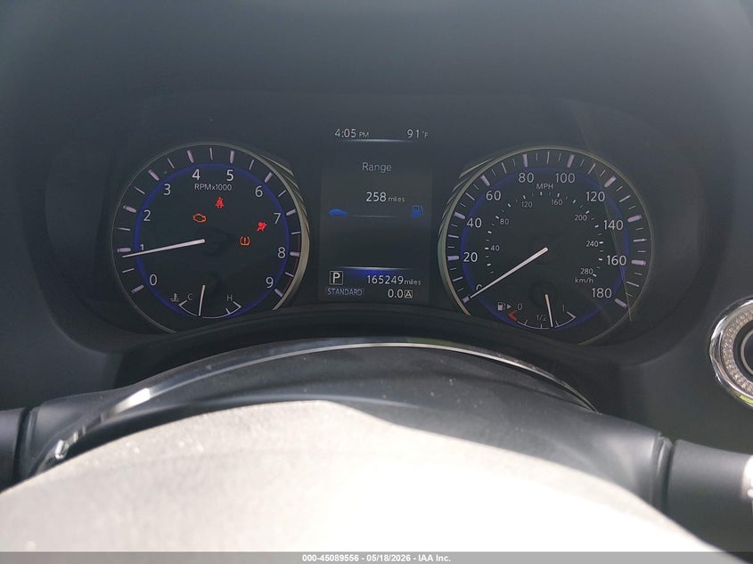 2014 Infiniti Q50 VIN JN1BV7APXEM690275 IAAI salvage auction — SIDE, Clear (Oklahoma), sold $1,300 on 2026-10-04 (photo 7)