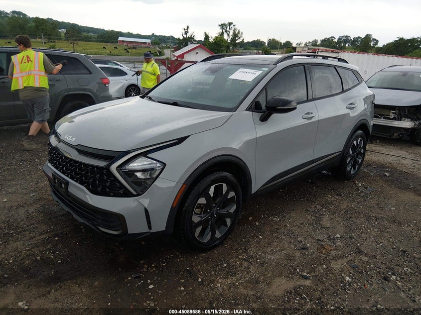 2023 Kia Sportage VIN 5XYK6CAFXPG051912 IAAI salvage auction — REAR END, Original (Texas), sold $8,100 on 2026-07-30 (photo 2)