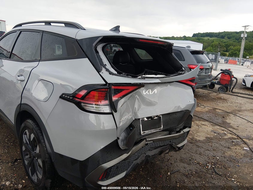 2023 Kia Sportage VIN 5XYK6CAFXPG051912 IAAI salvage auction — REAR END, Original (Texas), sold $8,100 on 2026-07-30 (photo 6)