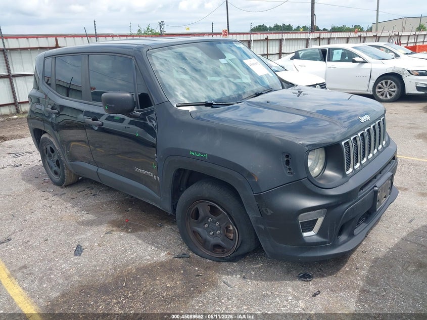 2020 Jeep Renegade VIN ZACNJAAB8LPK93117 IAAI salvage auction — LEFT REAR, Original (Texas), sold $1,550 on 2026-07-16 (photo 1)