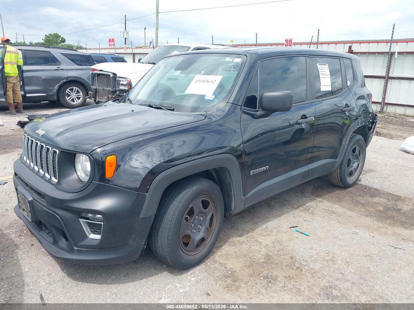 2020 Jeep Renegade VIN ZACNJAAB8LPK93117 IAAI salvage auction — LEFT REAR, Original (Texas), sold $1,550 on 2026-07-16 (photo 2)