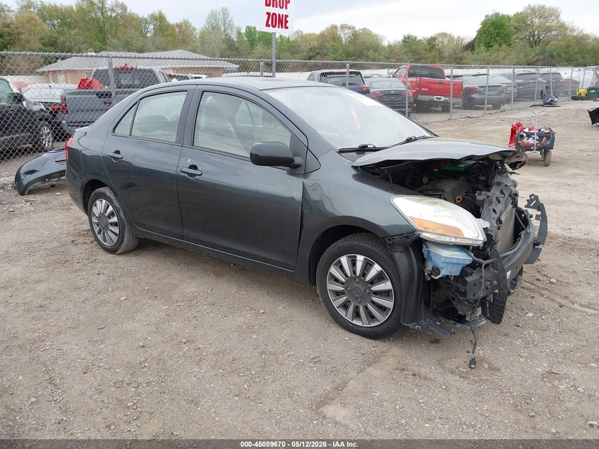 2008 Toyota Yaris VIN JTDBT923081260819 IAAI salvage auction — FRONT END, Clear (Indiana), sold $25 on 2026-07-21 (photo 1)