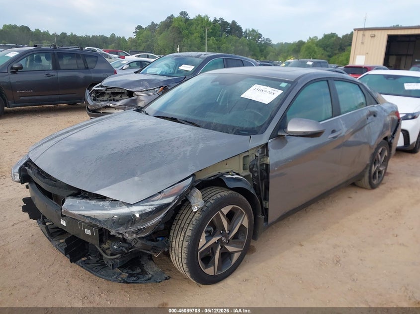 2022 Hyundai Elantra VIN KMHLN4AG8NU342678 IAAI salvage auction — FRONT END, Salvage (North Carolina), sold $3,100 on 2026-07-30 (photo 2)