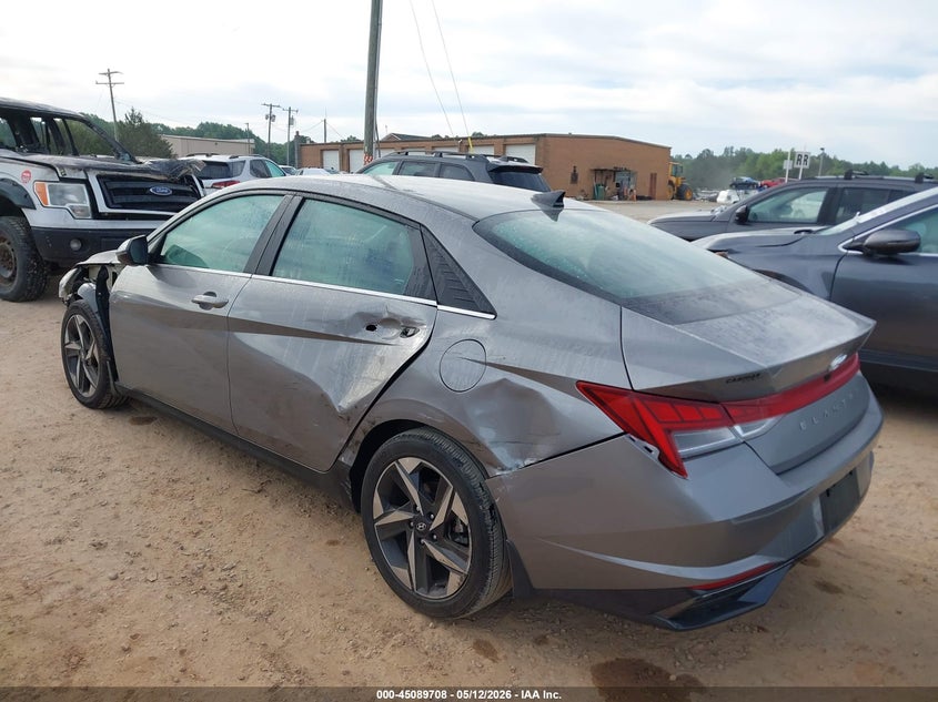2022 Hyundai Elantra VIN KMHLN4AG8NU342678 IAAI salvage auction — FRONT END, Salvage (North Carolina), sold $3,100 on 2026-07-30 (photo 3)