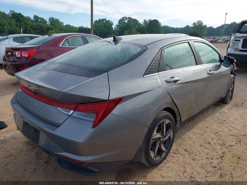 2022 Hyundai Elantra VIN KMHLN4AG8NU342678 IAAI salvage auction — FRONT END, Salvage (North Carolina), sold $3,100 on 2026-07-30 (photo 4)