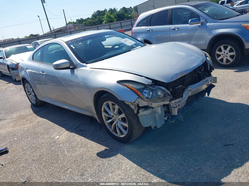 2012 Infiniti G VIN JN1CV6EL9CM471701 IAAI salvage auction — FRONT END, Salvage (Texas), sold $1,500 on 2026-07-15 (photo 1)