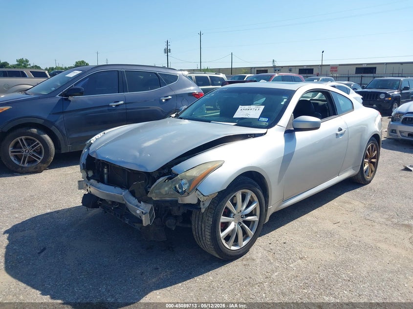 2012 Infiniti G VIN JN1CV6EL9CM471701 IAAI salvage auction — FRONT END, Salvage (Texas), sold $1,500 on 2026-07-15 (photo 2)