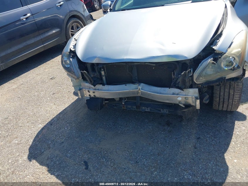 2012 Infiniti G VIN JN1CV6EL9CM471701 IAAI salvage auction — FRONT END, Salvage (Texas), sold $1,500 on 2026-07-15 (photo 6)