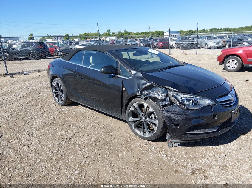 2016 Buick Cascada VIN W04WT3N58GG054245 IAAI salvage auction — RIGHT FRONT, Salvage (Illinois), sold $2,250 on 2026-07-15 (photo 1)