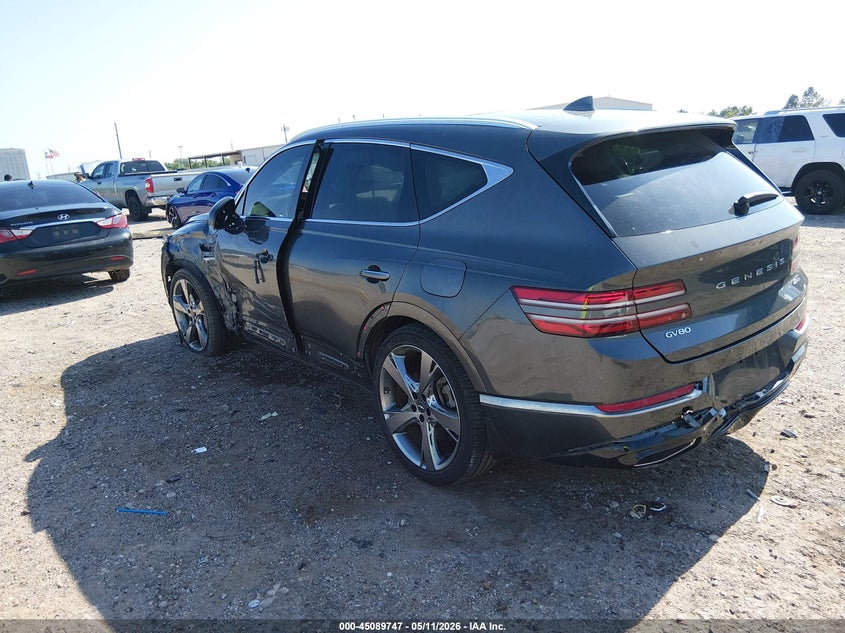 2022 Genesis Gv80 VIN KMUHBDSB8NU092359 IAAI salvage auction — LEFT SIDE, Original (Texas), sold $15,350 on 2026-07-16 (photo 3)