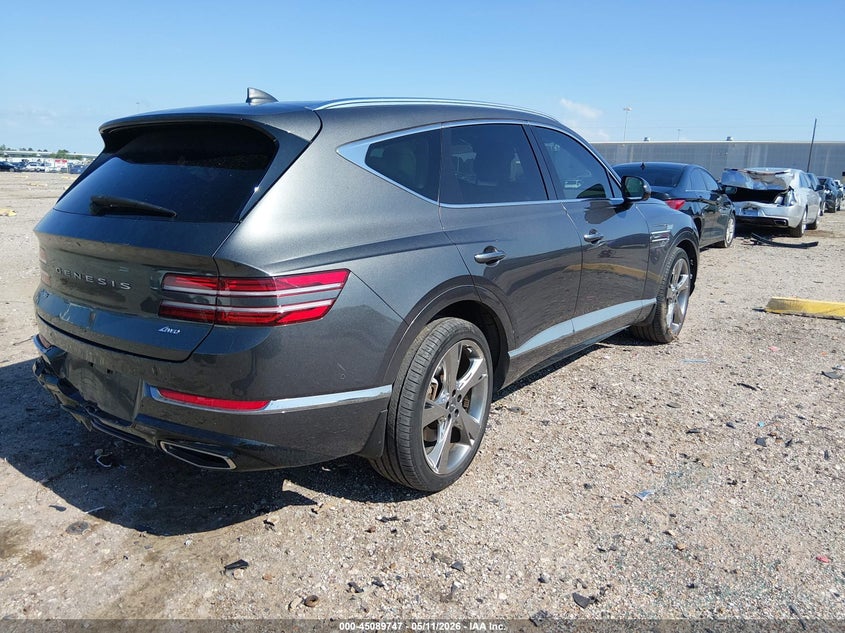 2022 Genesis Gv80 VIN KMUHBDSB8NU092359 IAAI salvage auction — LEFT SIDE, Original (Texas), sold $15,350 on 2026-07-16 (photo 4)