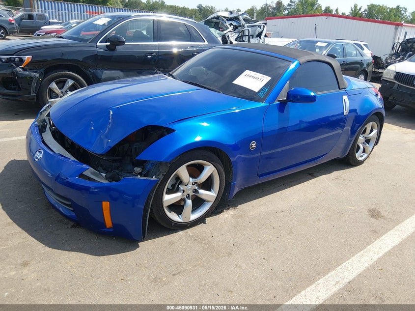 2006 Nissan 350z VIN JN1AZ36A46M456602 IAAI salvage auction — FRONT END, Salvage (Mississippi), sold $1,650 on 2026-07-23 (photo 2)