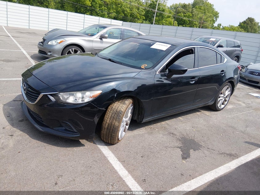 2016 Mazda 6 VIN JM1GJ1V53G1408602 IAAI salvage auction — LEFT FRONT, Salvage (Tennessee), sold $675 on 2026-07-28 (photo 2)