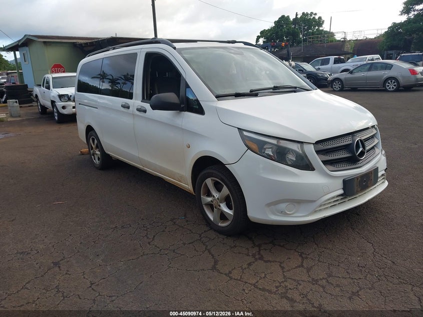 2017 Mercedes-benz Metris VIN WD4PG2EE7H3228345 IAAI salvage auction — LEFT SIDE, Salvage (Hawaii), sold $25 on 2026-07-21 (photo 1)