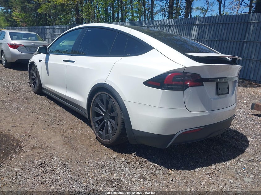 2025 Tesla Model x VIN 7SAXCAE58SF471286 IAAI salvage auction — FRONT END, Clear (New Jersey), sold $25,250 on 2026-07-15 (photo 3)