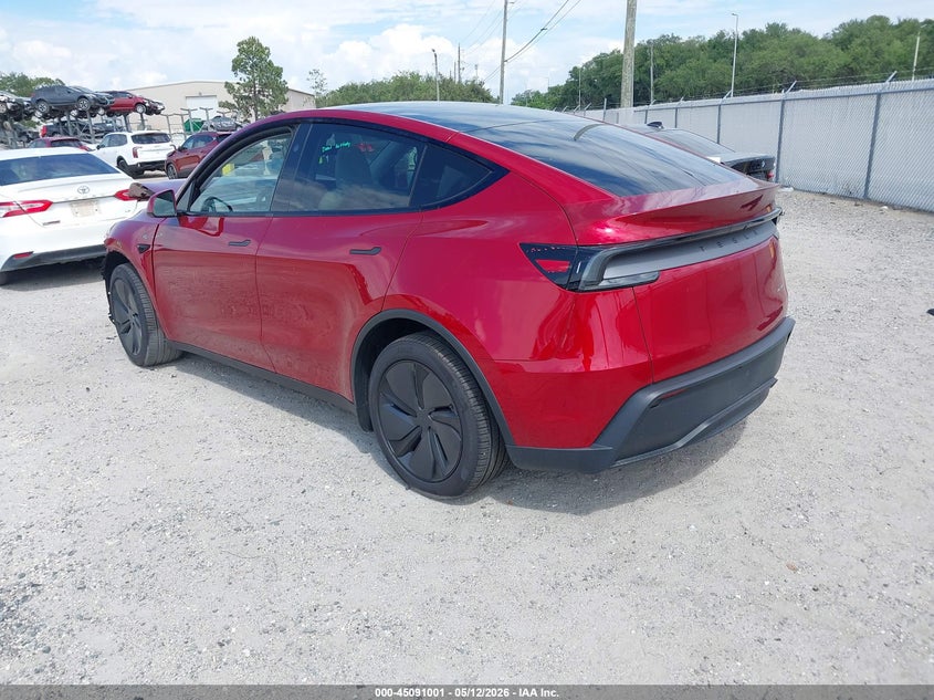 2026 Tesla Model y VIN 7SAYGDEE4TA387961 IAAI salvage auction — FRONT END, Rebuildable (Florida), sold $21,200 on 2026-07-23 (photo 3)
