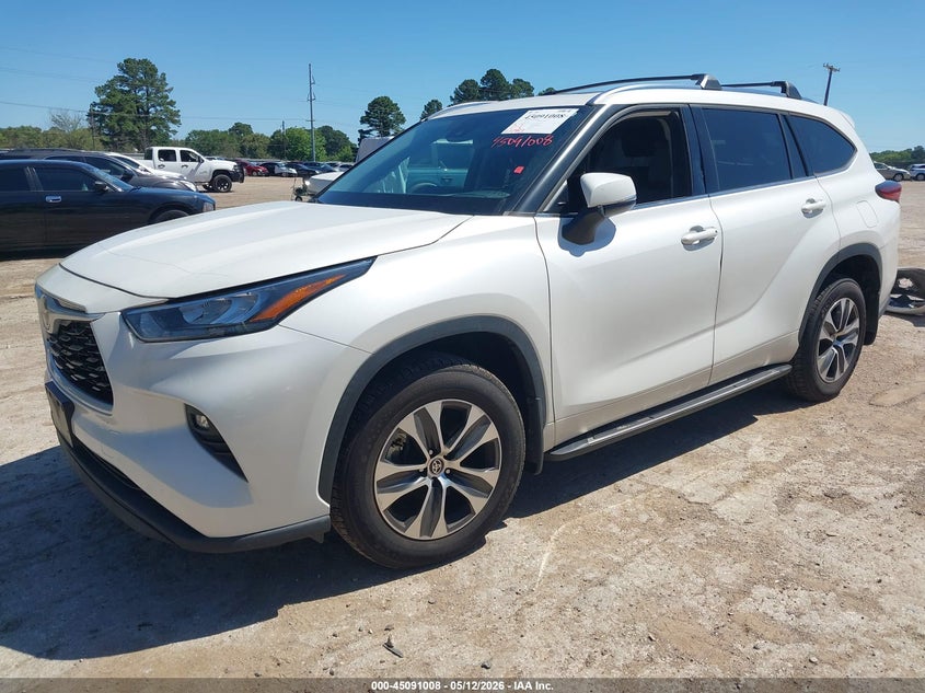2020 Toyota Highlander VIN 5TDGZRBH6LS031508 IAAI salvage auction — RIGHT SIDE, Original (Texas), sold $13,750 on 2026-07-23 (photo 2)