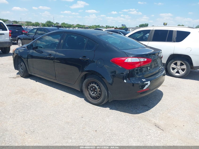 2015 Kia Forte VIN KNAFX4A6XF5411592 IAAI salvage auction — FRONT END, Original (Texas), sold $25 on 2026-07-22 (photo 3)