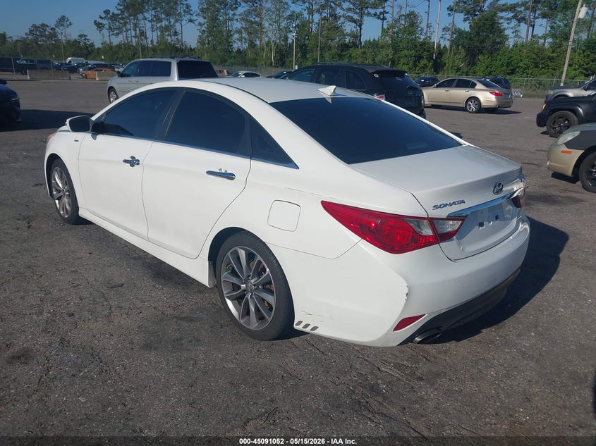 2014 Hyundai Sonata VIN 5NPEC4AB0EH822635 IAAI salvage auction — FRONT END, Clear (Florida), sold $325 on 2026-07-14 (photo 3)