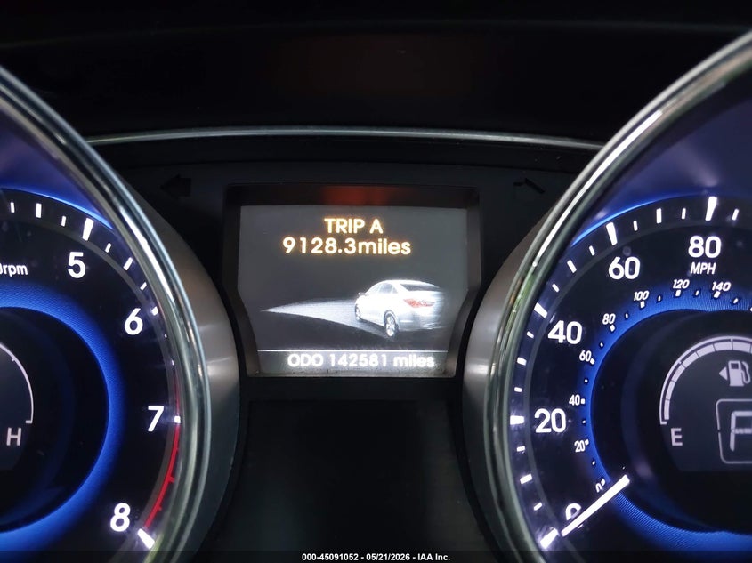 2014 Hyundai Sonata VIN 5NPEC4AB0EH822635 IAAI salvage auction — FRONT END, Clear (Florida), sold $325 on 2026-07-14 (photo 7)
