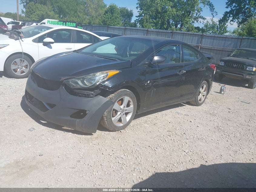 2013 Hyundai Elantra VIN KMHDH4AE6DU717959 IAAI salvage auction — NORMAL WEAR, Original (Ohio), sold $400 on 2026-07-29 (photo 2)