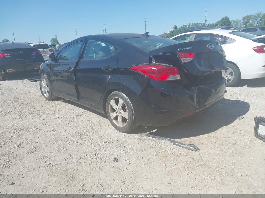 2013 Hyundai Elantra VIN KMHDH4AE6DU717959 IAAI salvage auction — NORMAL WEAR, Original (Ohio), sold $400 on 2026-07-29 (photo 3)