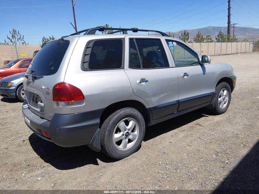 2005 Hyundai Santa fe VIN KM8SC73E35U956889 IAAI salvage auction — NORMAL WEAR, Regular (Nevada), sold $875 on 2026-07-17 (photo 4)