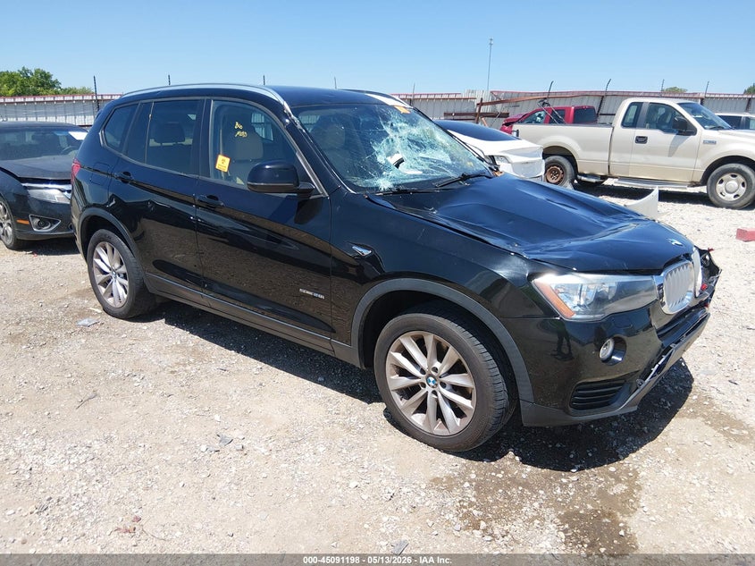 2017 BMW X3 VIN 5UXWZ7C3XH0V93021 IAAI salvage auction — FRONT END, Salvage Title, sold $25 on 2026-07-30 (photo 1)