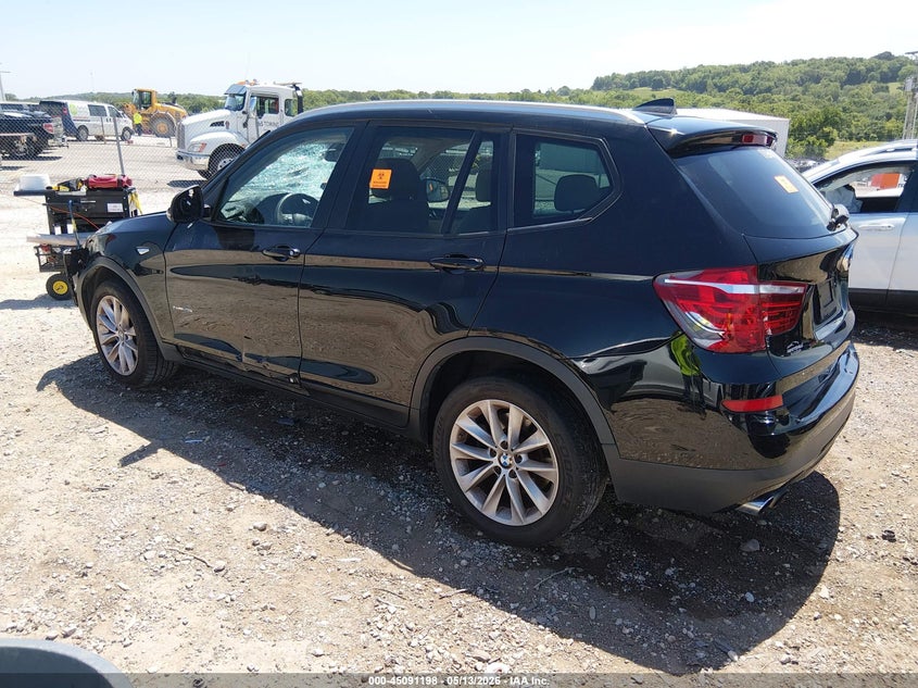 2017 BMW X3 VIN 5UXWZ7C3XH0V93021 IAAI salvage auction — FRONT END, Salvage Title, sold $25 on 2026-07-30 (photo 3)