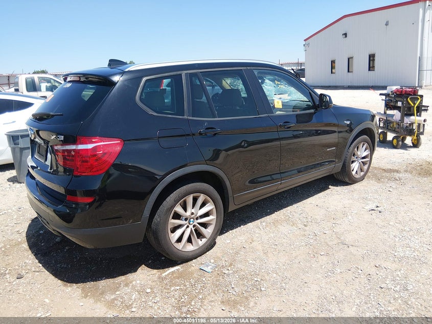 2017 BMW X3 VIN 5UXWZ7C3XH0V93021 IAAI salvage auction — FRONT END, Salvage Title, sold $25 on 2026-07-30 (photo 4)