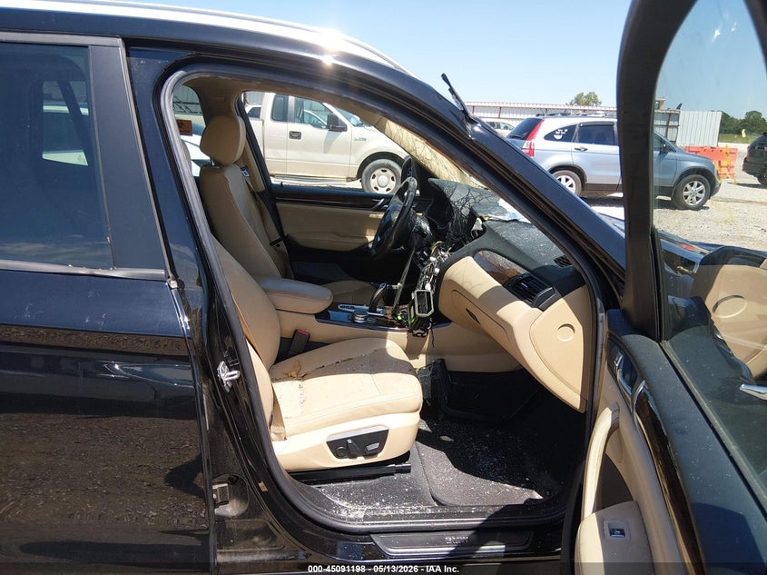 2017 BMW X3 VIN 5UXWZ7C3XH0V93021 IAAI salvage auction — FRONT END, Salvage Title, sold $25 on 2026-07-30 (photo 5)