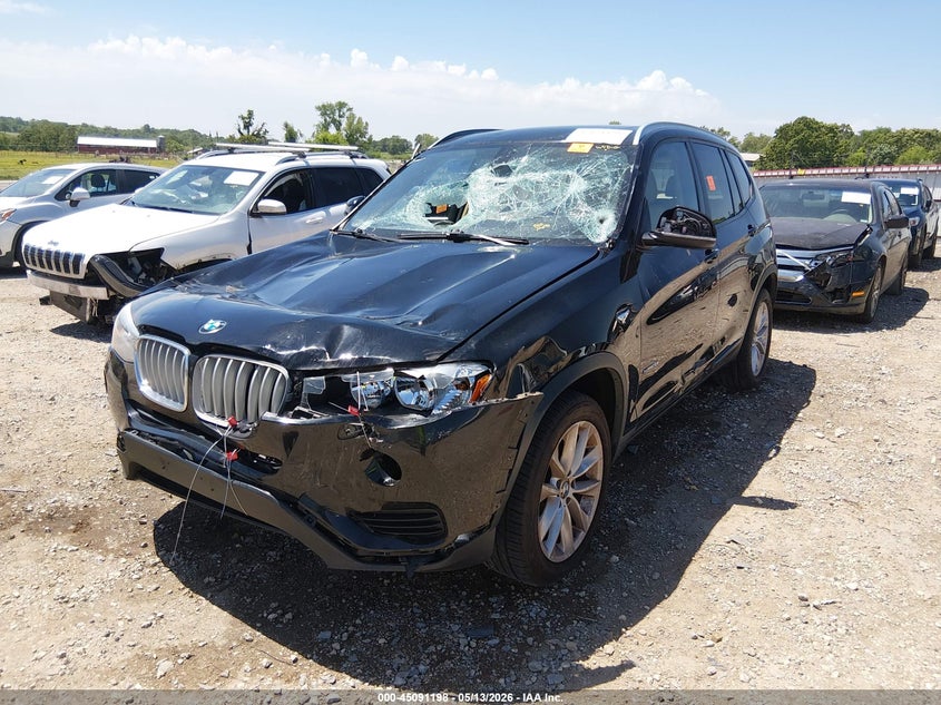 2017 BMW X3 VIN 5UXWZ7C3XH0V93021 IAAI salvage auction — FRONT END, Salvage Title, sold $25 on 2026-07-30 (photo 6)