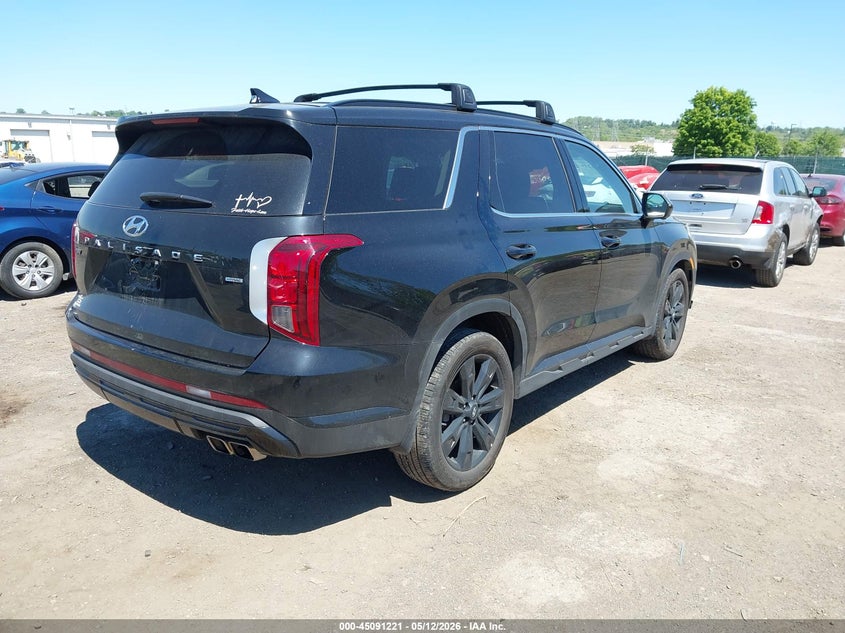 2025 Hyundai Palisade VIN KM8R3DGEXSU944144 IAAI salvage auction — LEFT SIDE, Salvage (Pennsylvania), sold $13,600 on 2026-07-24 (photo 4)