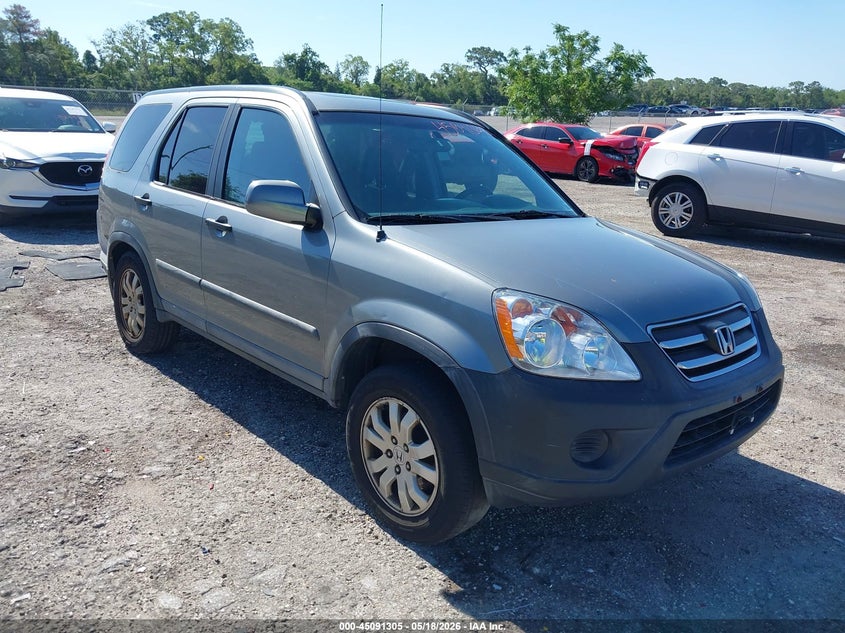 2005 Honda Cr-v VIN SHSRD78845U306862 IAAI salvage auction — LEFT REAR, Clear (Montana), sold $825 on 2026-07-09 (photo 1)