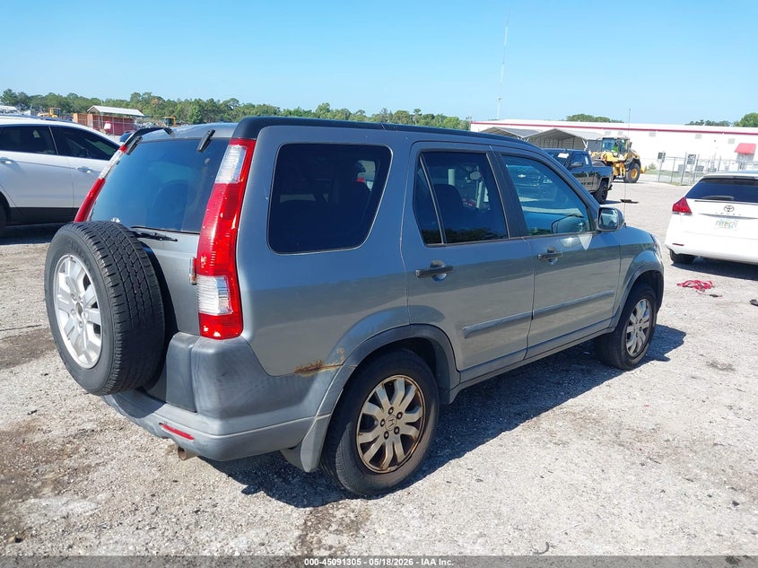 2005 Honda Cr-v VIN SHSRD78845U306862 IAAI salvage auction — LEFT REAR, Clear (Montana), sold $825 on 2026-07-09 (photo 4)